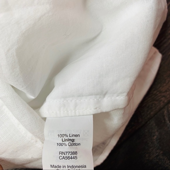 ❌SOLD❌J. Crew Off The Shoulder Linen Top - Picture 4 of 6